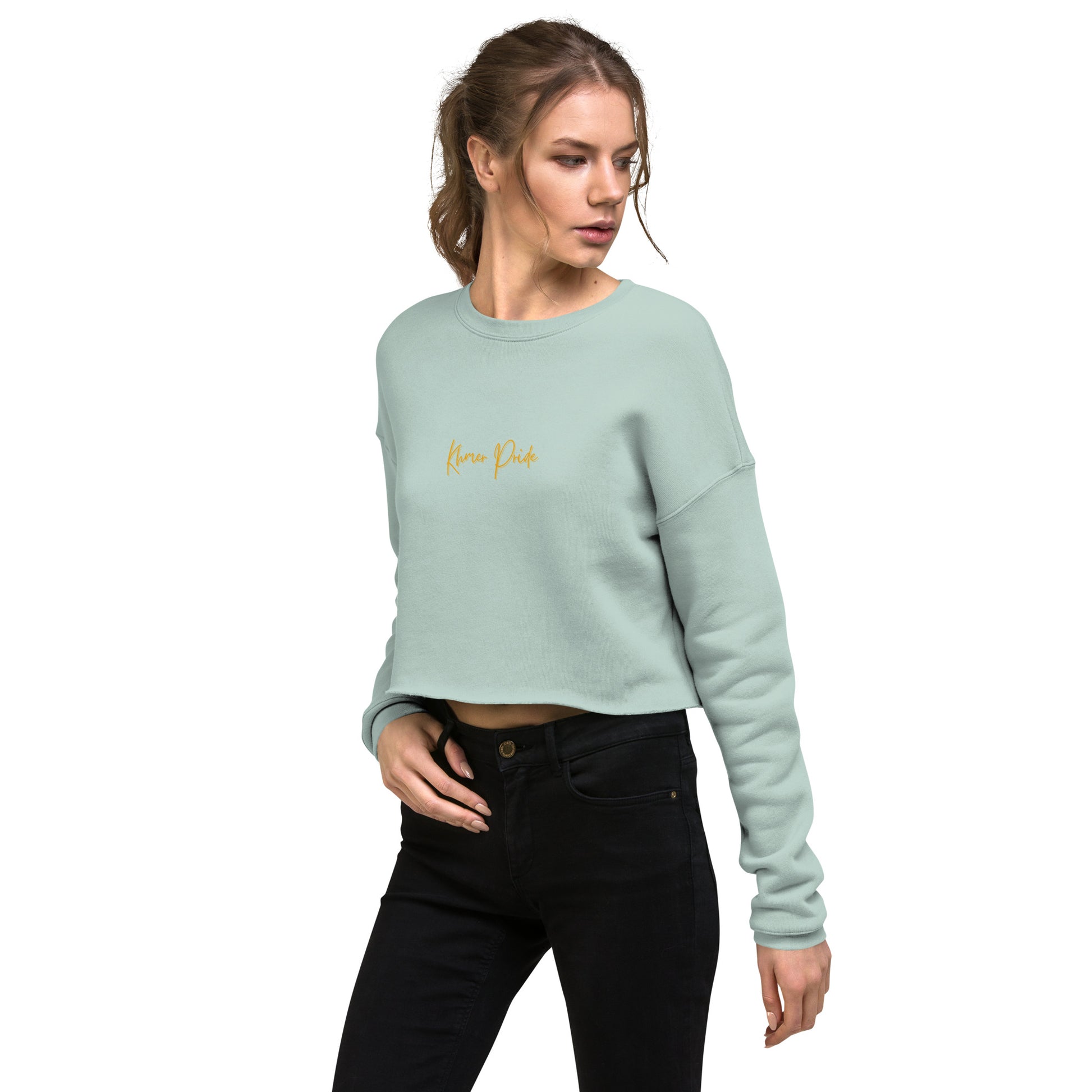 Sweat-Shirt Crop-Top - Khmer style